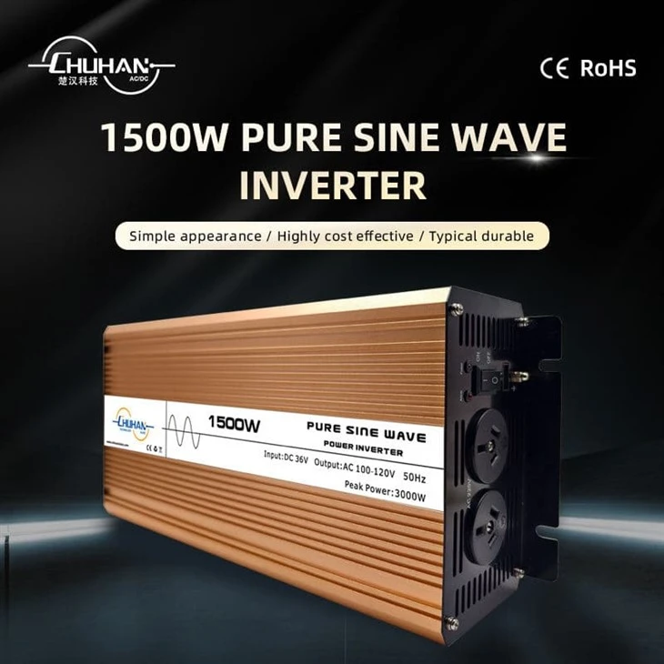 Off Grid Rose Gold Color CHUHAN Single Output Power Inverter high quality