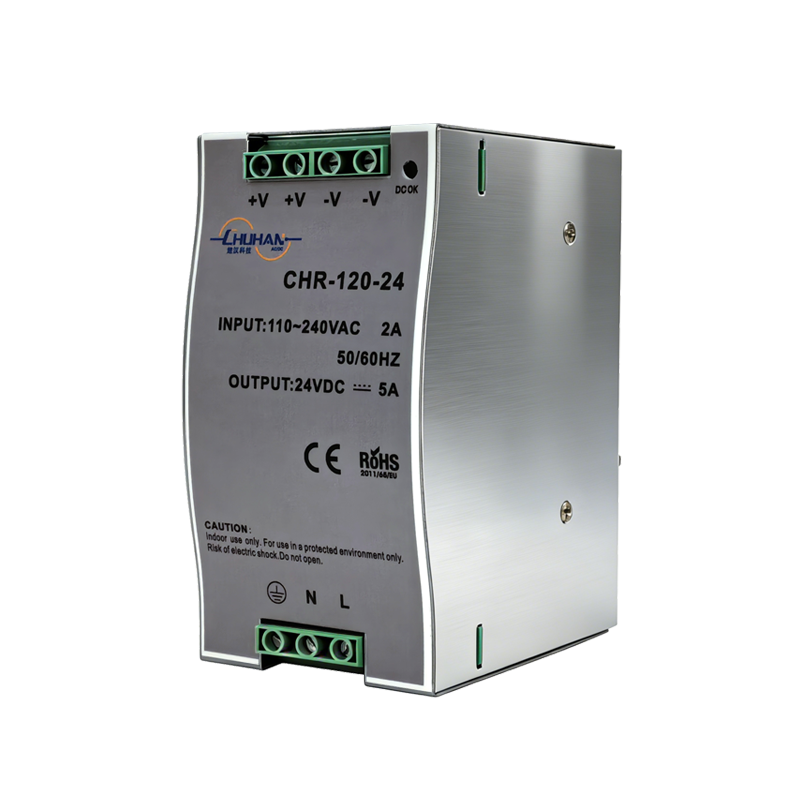120W DIN Rail Power Supply 24V 5A factory